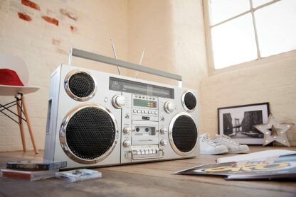 Ghettoblaster GPO bluetooth, CD, K7, USB, FM et Dab+ – Image 3