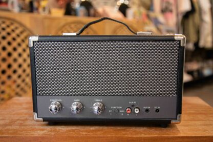 Enceinte GPO bluetooth vintage noir – Image 4