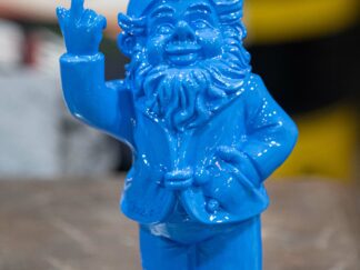 Grand nain Fuck You bleu