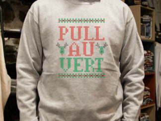 Sweat-shirt Pull au vert