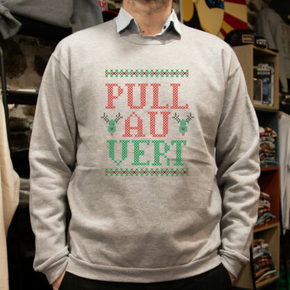 Sweat-shirt Pull au vert