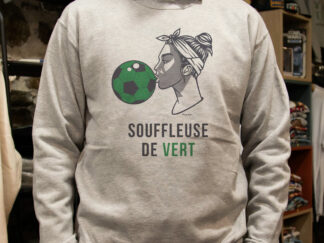 Sweat-shirt Pull Souffleuse de vert
