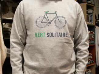 Sweat-shirt Pull Vert Solitaire