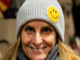Bonnet Smiley gris
