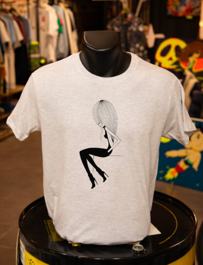 T-shirt gris col rond "Charlie's" Numéro 4