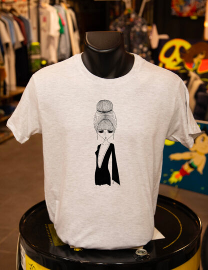 T-shirt gris col rond "Charlie's" Numéro 7