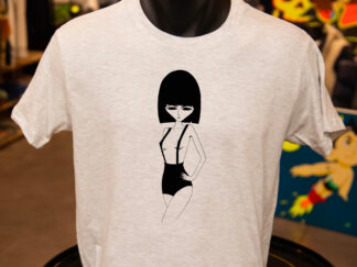 T-shirt gris col rond "Charlie's" Numéro 8
