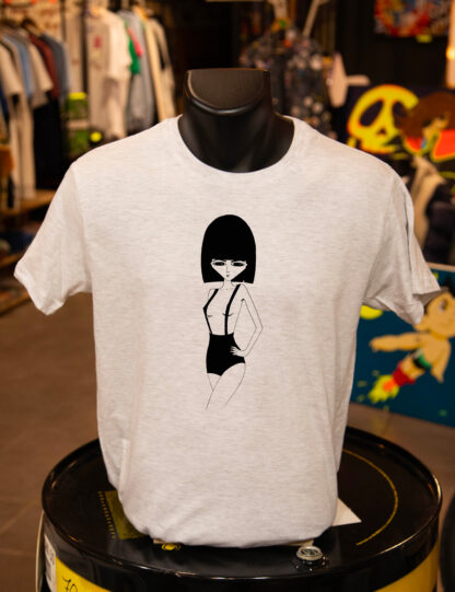T-shirt gris col rond "Charlie's" Numéro 8