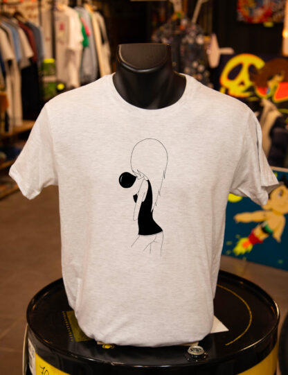 T-shirt gris col rond "Charlie's" Numéro 9