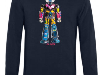 Sweat-shirt marine Goldorak rose collection ALBENXUp Arty