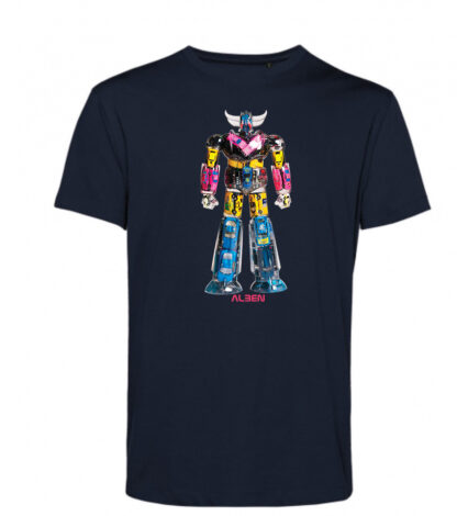 Tee-shirt marine Goldorak rose collection ALBENXUp Arty