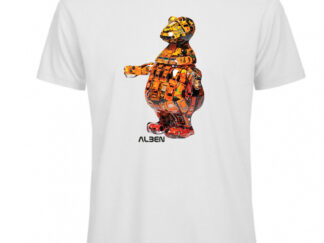 Tee-shirt blanc Casimir collection ALBENXUp Arty