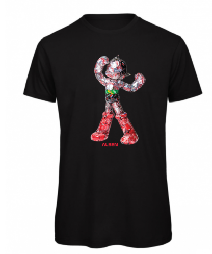 Tee-shirt noir Astroboy collection ALBENXUp Arty