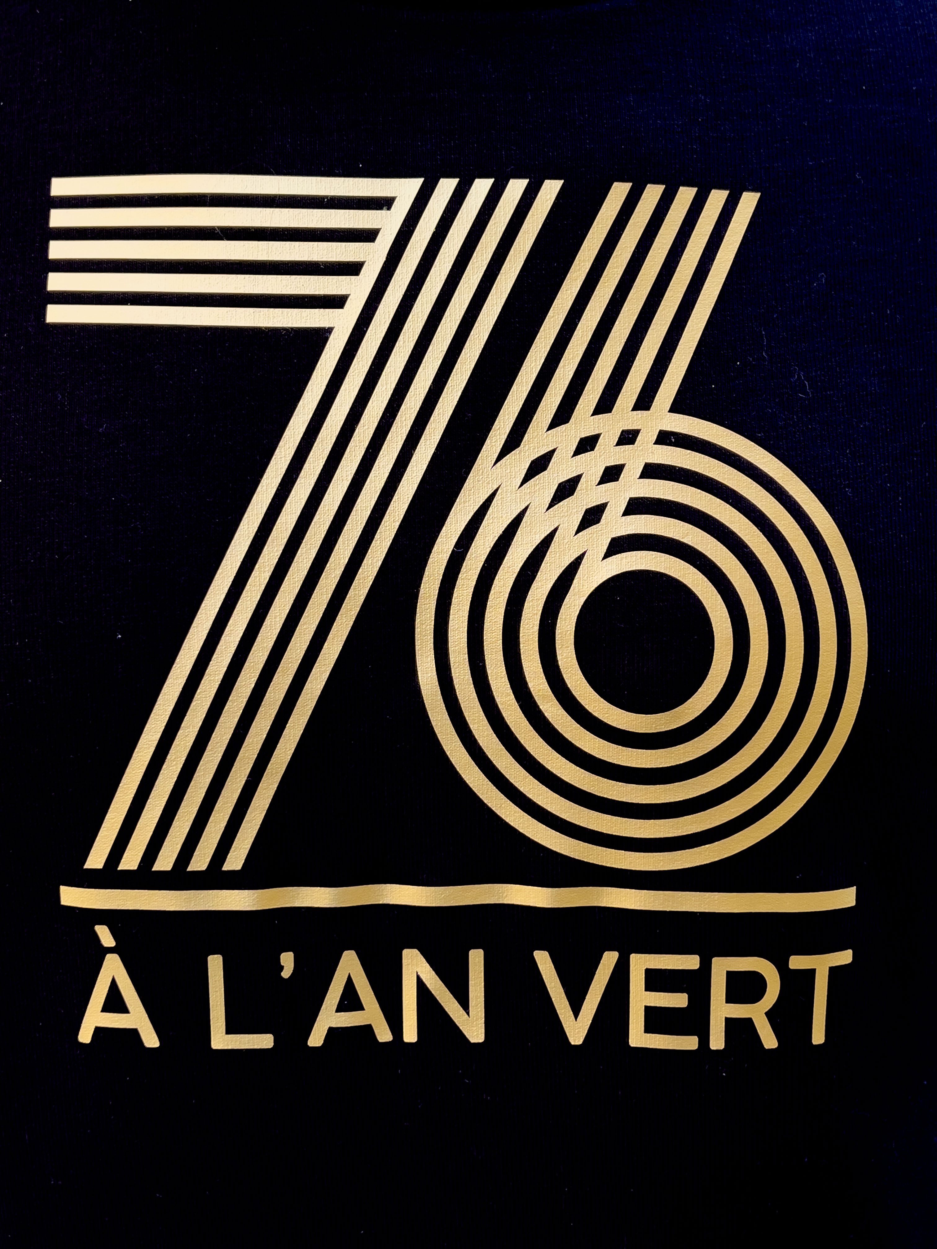 Sweat-shirt collector "L'An Vert" noir et or édition 50ème anniversaire – Image 5