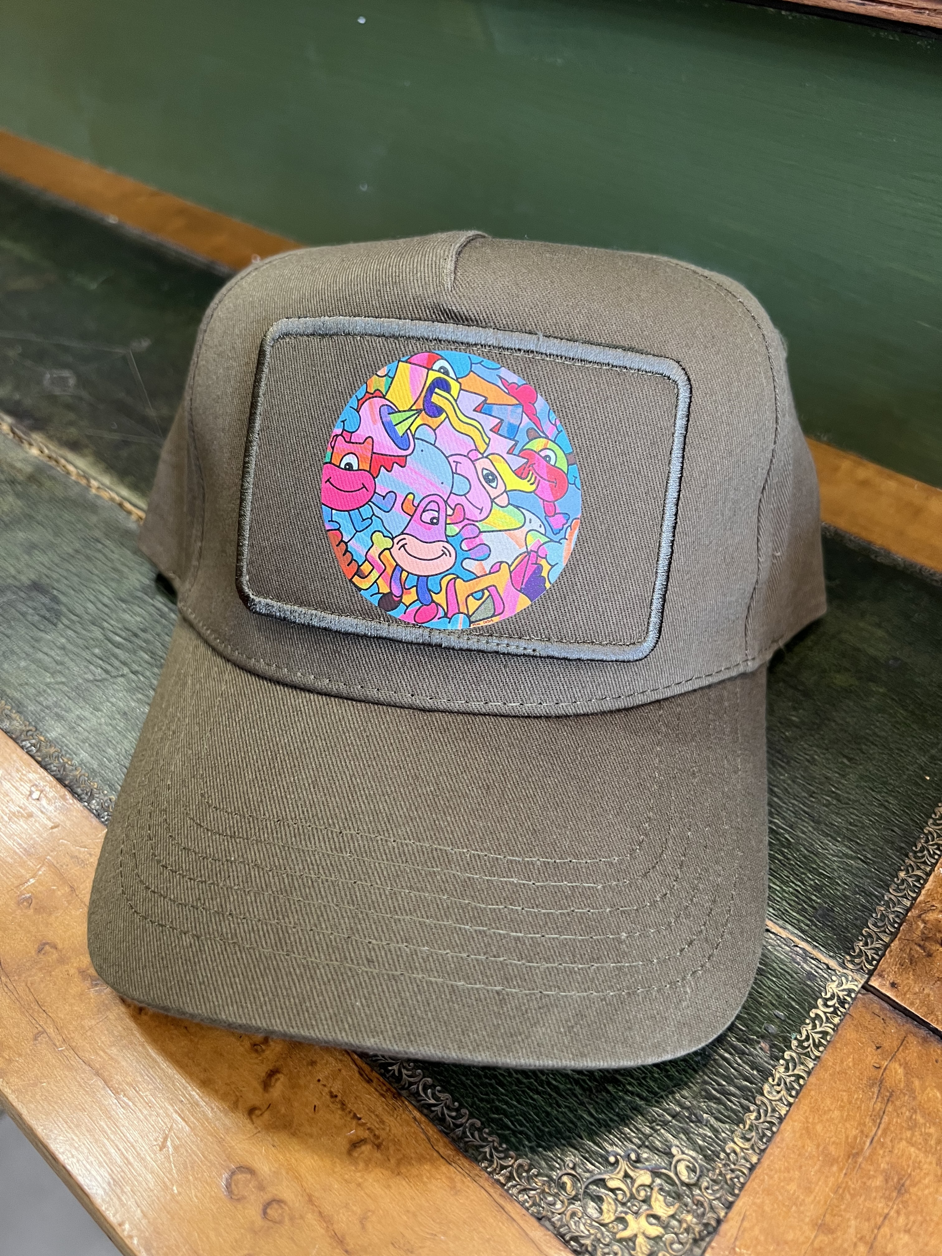 Collection Hank China X Up Arty Casquette kaki