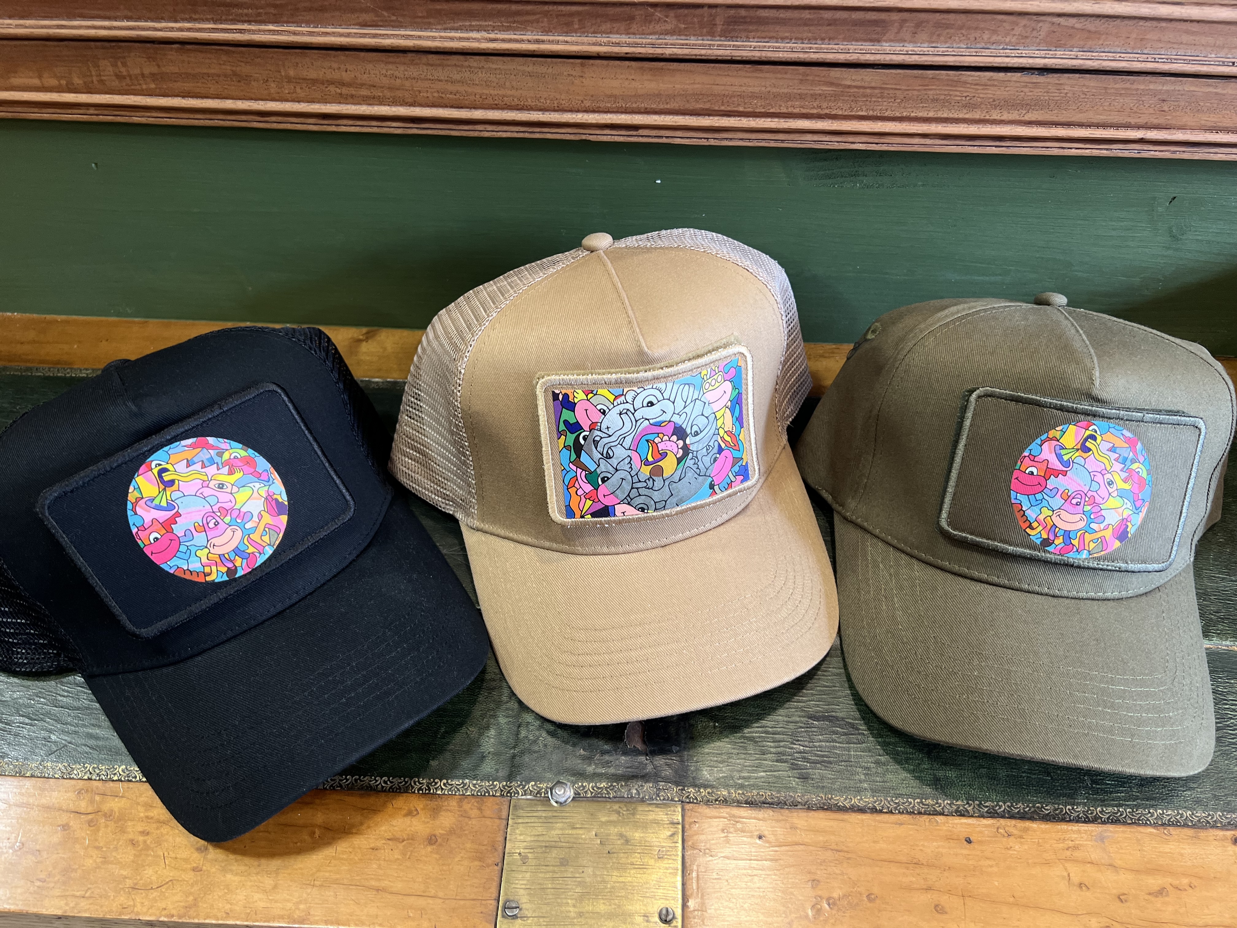 Collection Hank China X Up Arty Casquette kaki – Image 4